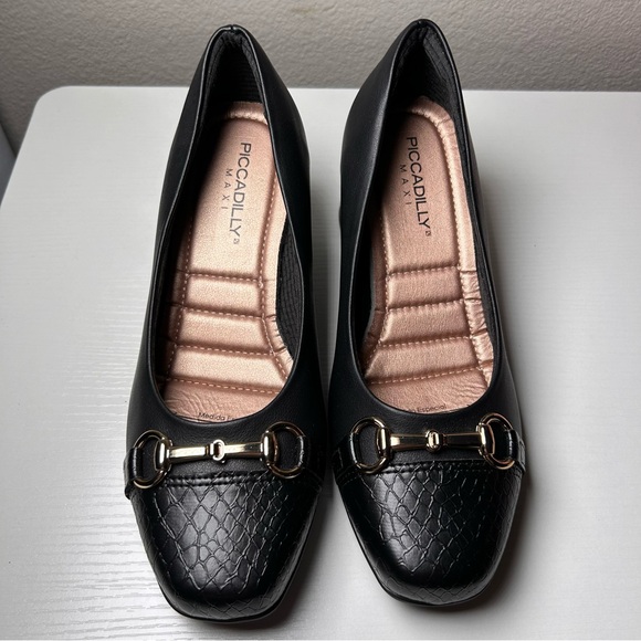 Piccadilly Maxi-Brazilian Elegant Block heel shoes Size 6 New - Picture 2 of 12